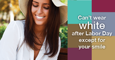 Tips for a White Smile After Labor Day and All Year Around